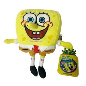 SpongeBob SquarePants 2013 3D Plush Toy 8” Tall Nickelodeon NWT